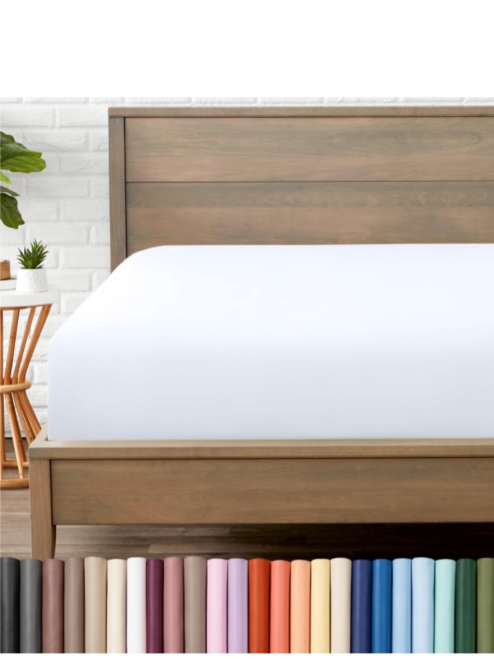 TWIN FITTED Sheet 1800 Ultra-Soft - WHITE